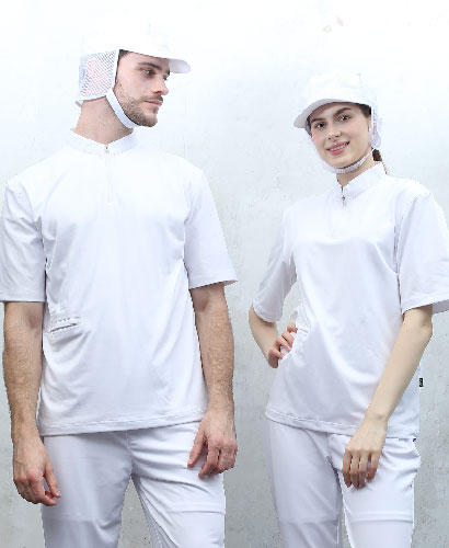 SW-166 화이트 스판덱스 기능성 반팔ㅡㅡㅡ위생티 [남녀공용]