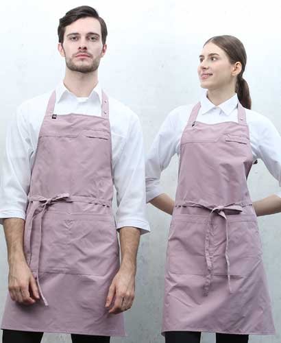 SAP-986 핑크 스틸스냅 목걸이 앞치마