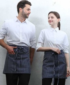 SQ-271 네이비 스트라이프 허리앞치마