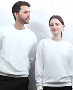 ST3-96 동절기 맨투맨 특양면 백색