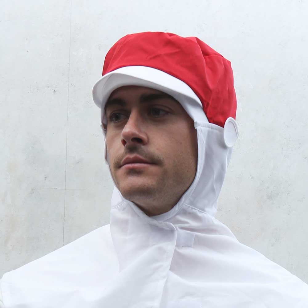 SC-348 레드 귀고리형 식품모자