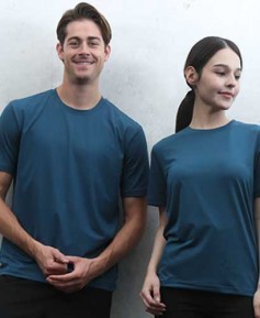 ST-12 스판덱스 인디블루 라운드 반팔