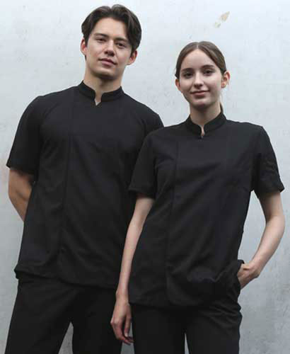 SKO-92 올 쿨스판기능성 스냅조리복 ㅡㅡㅡ [반팔]