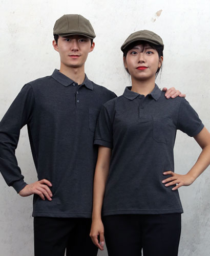 ST-52 차콜 폴로티셔츠 ㅡㅡㅡㅡㅡㅡ(주머니있음)