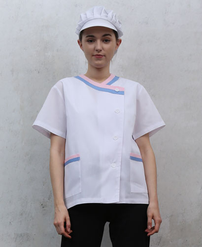 SHA-63 보라핑크 이중배색 반팔