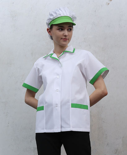 SHA-79 연두 카라포인트 반팔