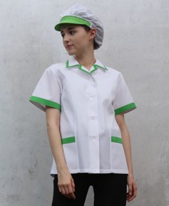 SHA-79 연두 카라포인트 반팔