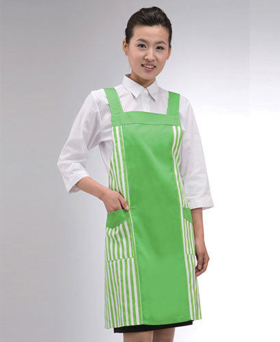 SAP-09 옆줄무늬 배색 앞치마