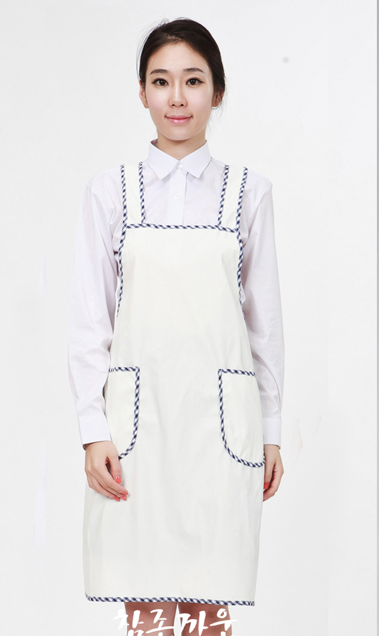 SAP-100 H형 흰색 방수앞치마