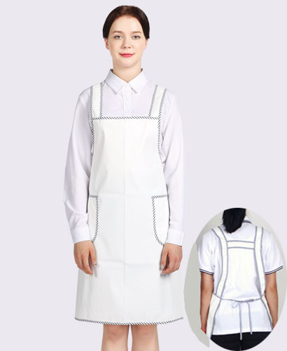 SAP-100 H형 흰색 방수앞치마