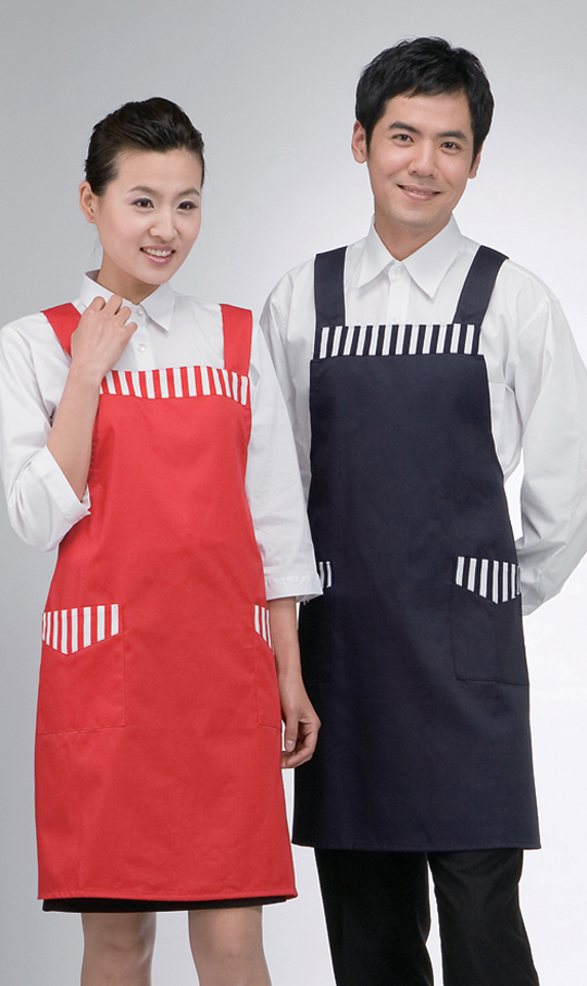 SAP-12 줄무늬 포인트 앞치마