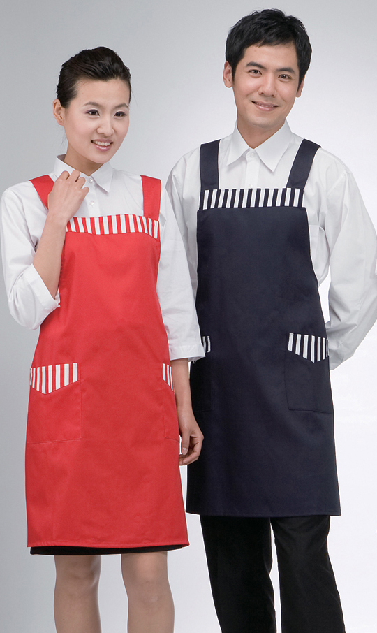 SAP-12 줄무늬 포인트 앞치마