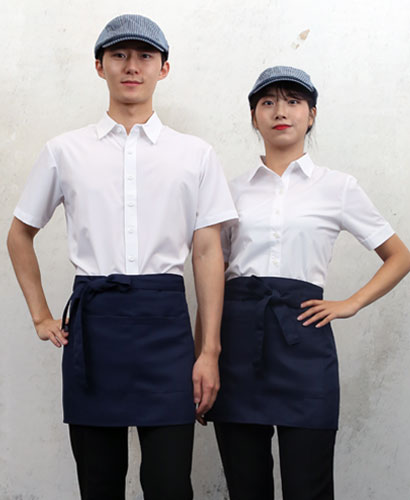 SAP-210 곤색미니앞치마