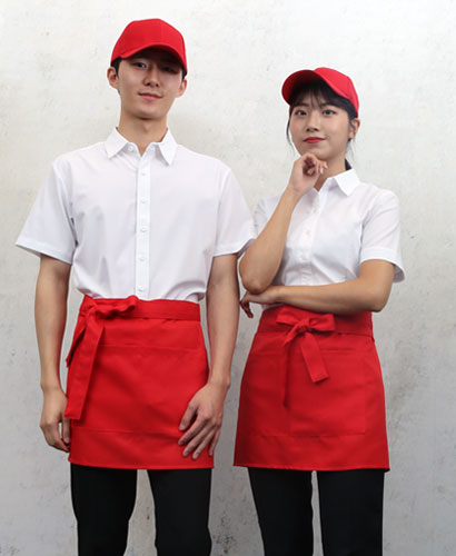 SAP-212 적색 미니앞치마