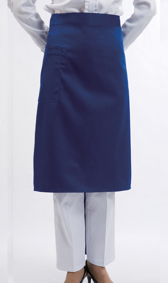 SAP-225 청색 허리중 앞치마