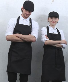 SAP-805 검정 카페 스넵앞치마