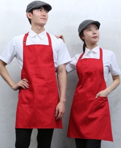 SAP-910 면혼방 적색 목걸이