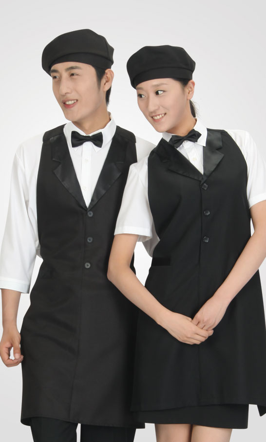 SAP-920 검정 조끼앞치마