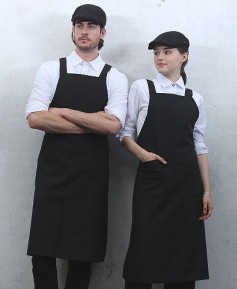 SAP-960 검정(롱)카페 앞치마