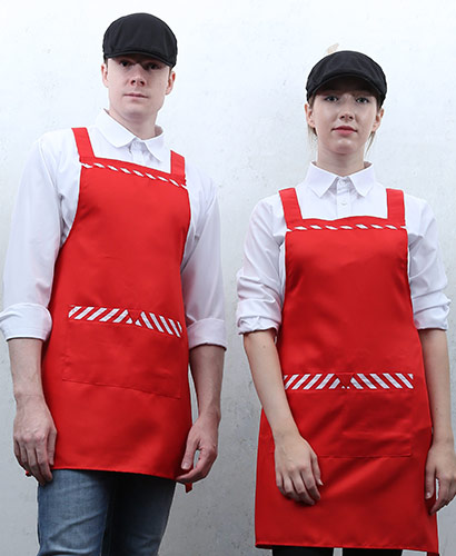 SAP-970 적색 띠 앞치마
