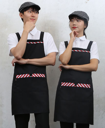 SAP-970 검정 띠 앞치마