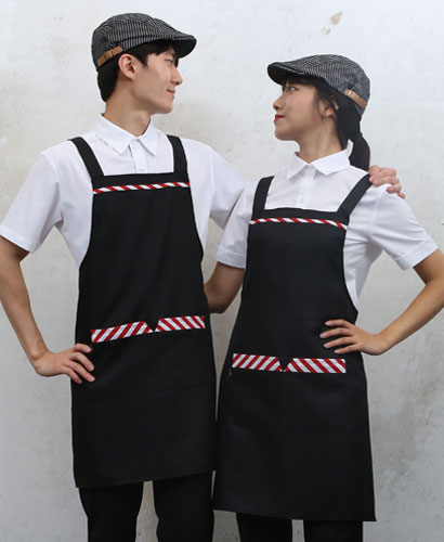 SAP-970 검정 띠 앞치마