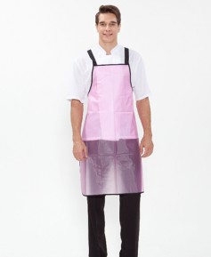 SAP-98 핑크 대/중 우레탄반투명 방수앞치마