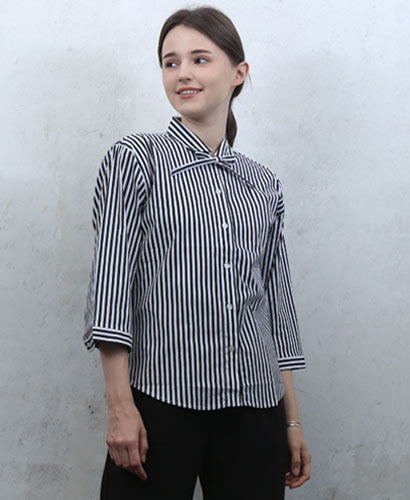 SB-117 검정줄지끈리본 칠부