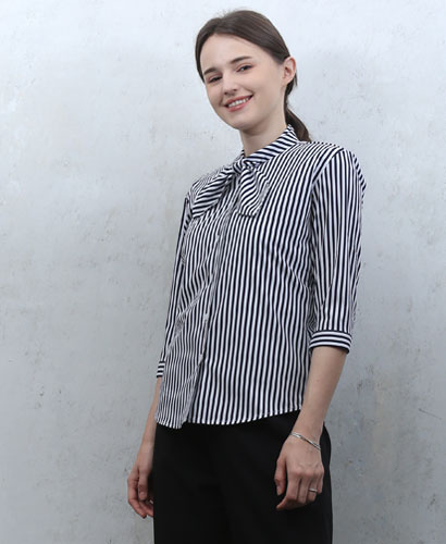 SB-122 곤색줄지리본 칠부