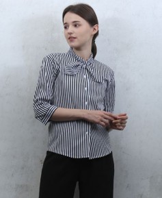 SB-123 검정줄지리본 칠부