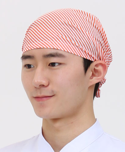 ◈ SC-102 117 오렌지줄지 꼬리두건 ◈