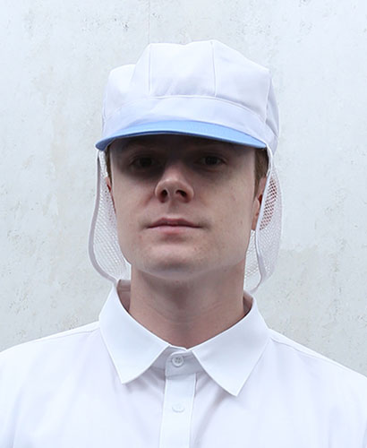 SC-135 하늘챙 귀망사 위생모자ㅡㅡ(뒤조절기)