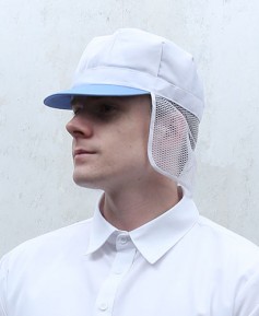 SC-135 하늘챙 귀망사 위생모자ㅡㅡ(뒤조절기)