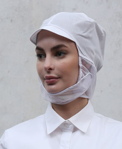 SC-140 챙 부드러운 턱 완망사모자