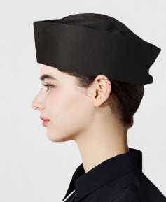 SC-1 검정 위망사 일자모자