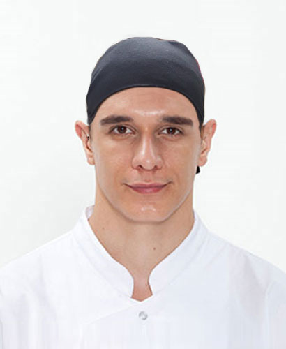 SC-457-1 검정 베이직 삼각형 두건