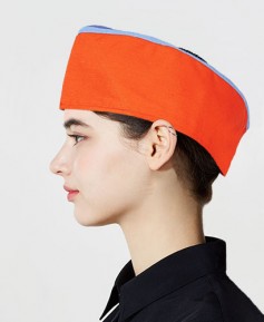 SC-60 오렌지 배색 위망사모자