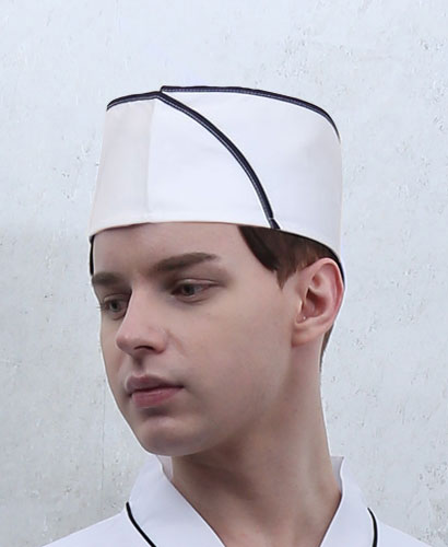 SC-923 백색/곤색띠 위망사 ㅡ헬로모자 남/여공용