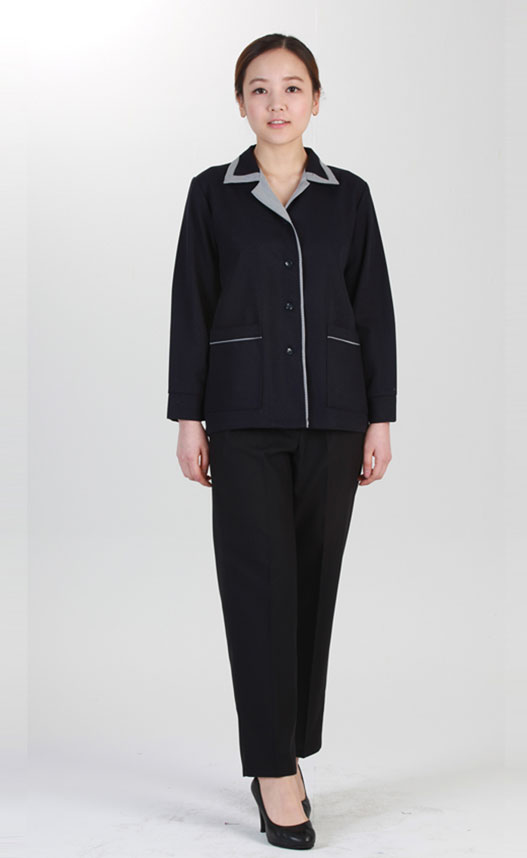 SCL-37 곤색배색 유니폼 긴팔