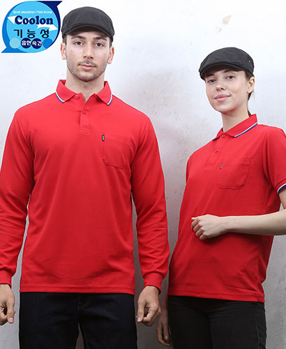 ▶ST-11 적색  기능성 단체복◀ㅡㅡㅡ(주머니있음)