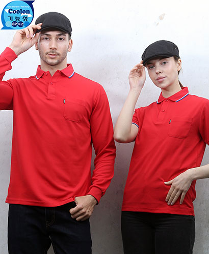 ▶ST-11 적색  기능성 단체복◀ㅡㅡㅡ(주머니있음)