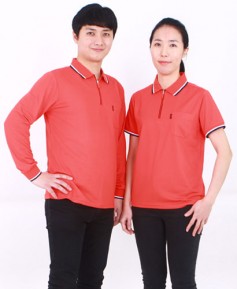 ▶ST-2 25 긴팔/반팔 기능성 프레시 지퍼◀ㅡㅡ선홍색