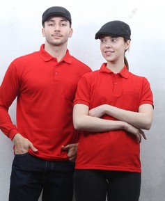 ST-52 적색 폴로티셔츠 ◀ㅡㅡㅡㅡㅡ(주머니있음) 빅사이즈있음