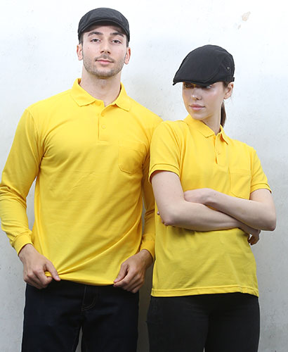 ST-52 노랑색 폴로티셔츠 ◀ㅡㅡㅡㅡ(주머니있음)