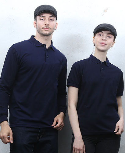 ▶ ST2-56 곤색 폴로티셔츠ㅡㅡㅡㅡ(주머니없음)