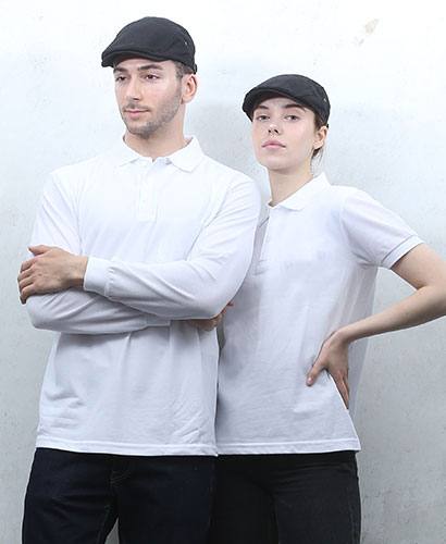 ▶ ST2-56 백색 폴로티셔츠ㅡㅡㅡㅡㅡ(주머니없음)
