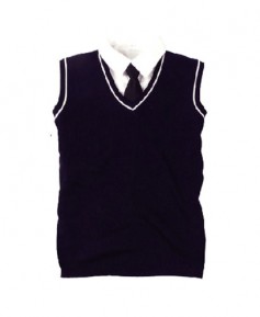 SG-44 곤색 니트 선 조끼