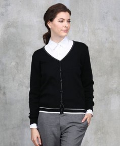 SG-60 검정 백스테치 가디건 (여성전용)