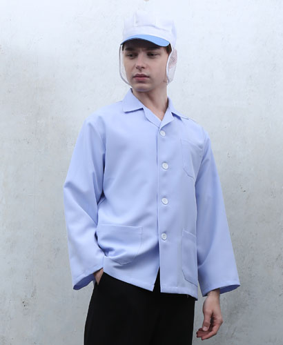 SHA-21 남성 푸른백색 작업복 ㅡㅡ폴리