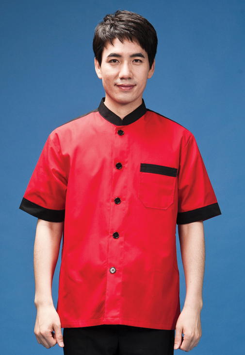 SHA-53 빨강검정포인트반팔